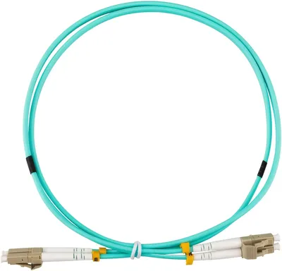 Патч-корд оптический REXANT 50-2511-15, MM 50/125 OM3, LC/UPC–LC/UPC, duplex, 15 м