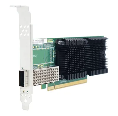 Сетевой адаптер LR-LINK LRES1019PF-QSFP28, 1×QSFP28 100 Гбит/с, PCIe 4.0 x16, Intel E810
