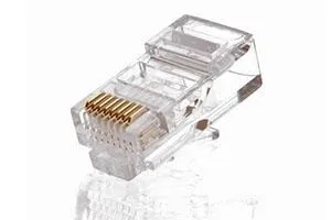 Коннектор NETLAN EC-UP8P8C-5E-003-TR-1000, RJ45/8P8C, кат. 5e, неэкранированный, 1000 шт