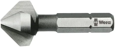 Зенковка WERA WE-104630, Ø6,3 мм, 90°, HSS, хвостовик 1/4"