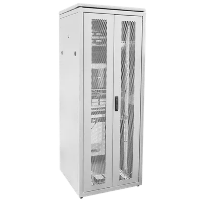 Шкаф ITK LN35-38U88-2PP, 38U, 800×800мм, перфорированные двери, серый
