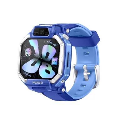 Детские умные часы Huawei Watch Kids X1 DRA-L10 55020JAN, 1.82" AMOLED, 4G, IP68, синие