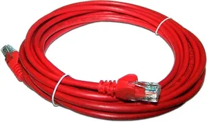 Патч-корд LANMASTER LAN-PC45/U6-0.5-RD, UTP кат.6, RJ-45–RJ-45, 0.5 м, LSZH