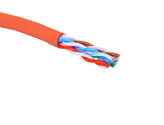 Кабель витая пара Eurolan 19C-U5-12RD-B305, Cat.5e, U/UTP, 305м, красный