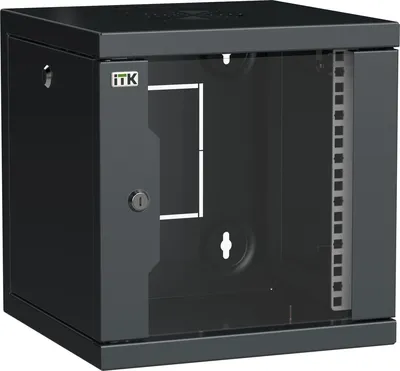 Шкаф ITK LINEA WS LWS5-06U33-GF, 10", 6U, 320×310 мм, стекло