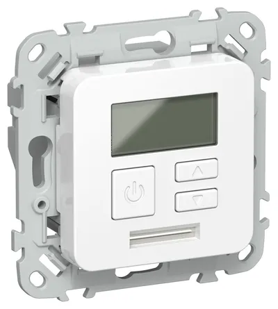Термостат IEK FLITE FI-RT11-K01, электронный, с дисплеем, 16А, белый