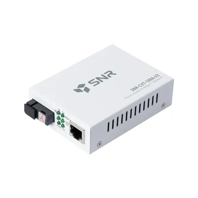 Медиаконвертер SNR SNR-CVT-100A-V3, 10/100Base-T в 100Base-FX, 20 км