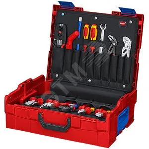 Комплект инструментов Knipex KN-002119LBE, L-BOXX Elektro, 63 предмета