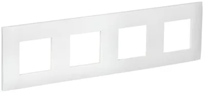 Рамка IEK SKANDY SK-M42-K01, 4 поста, IP20, белый