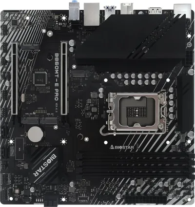 Материнская плата Biostar B860MT-E PRO, LGA1851, Intel B860, 4×DDR5, microATX