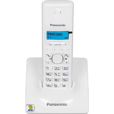 Повреждение упаковки Panasonic KX-TG1711RUW (белый) {АОН, Caller ID,12 мелодий звонка,подсветка дисплея,поиск трубки}