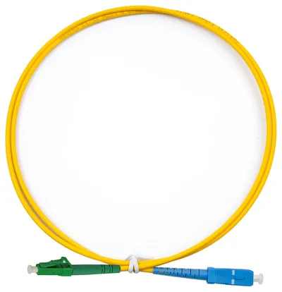 Патч-корд оптический Cabeus FOP(s)-9-LC/APC-SC/UPC-20m, simplex, LC-SC, 20 м