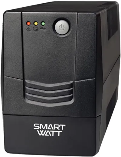ИБП SMARTWATT UPS UNI 1050E, линейно-интерактивный, 1050 ВА/600 Вт, 2×Schuko