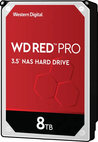 Жесткий диск NAS 8 TB WD WD8003FFBX Red Pro 3.5", SATA3, 6Gb/s, 7200 RPM, 256Mb