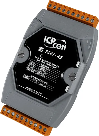 Модуль дискретного ввода ICP DAS M-7041-A5-G CR, 14 каналов, RS-485, Modbus RTU