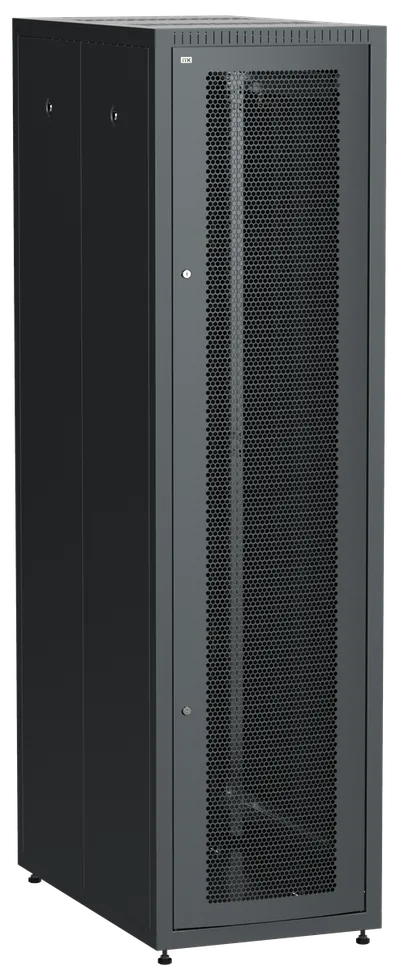 Шкаф сетевой ITK LE05-42U61-PM, 19" 42U 600×1000мм, перфорированная/металл, черный