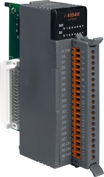 Модуль ICP DAS I-8054W-G CR, 8 DI + 8 DO, параллельная шина