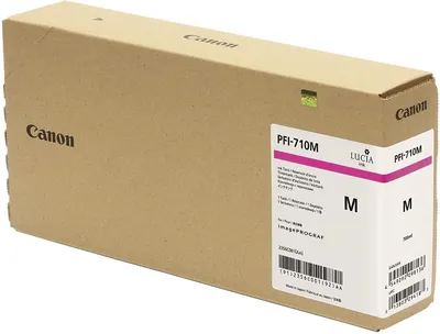 Картридж Canon PFI-710M (2356C001), пурпурный, 700 мл, для imagePROGRAF TX