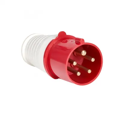 Вилка кабельная EKF ps-015-16-380, 3Р+РЕ+N, 16А, 380В, IP44
