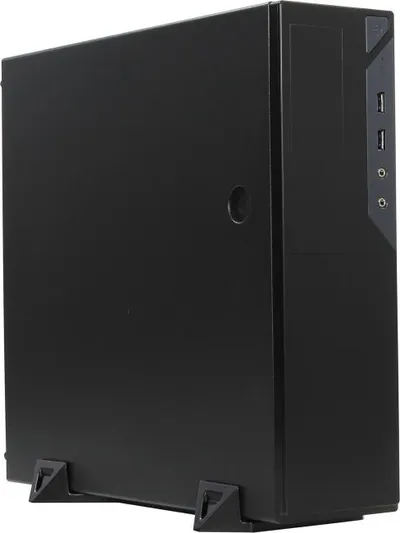 Корпус Powerman EL501 Black, Slim-Desktop, mATX/Mini-ITX, БП 300 Вт