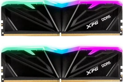 Модуль памяти ADATA ARMAX RGB AX5U6400C3216G-DTAMRBK, DDR5 DIMM 32 ГБ (2×16 ГБ), 6400 МГц