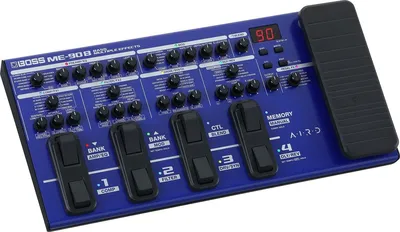 Процессор эффектов Boss ME-90B, 61 эффект, 10 предусилителей AIRD, USB-C