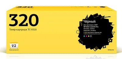 Картридж лазерный T2 TC-H320, CE320A, чёрный, 2000 стр.