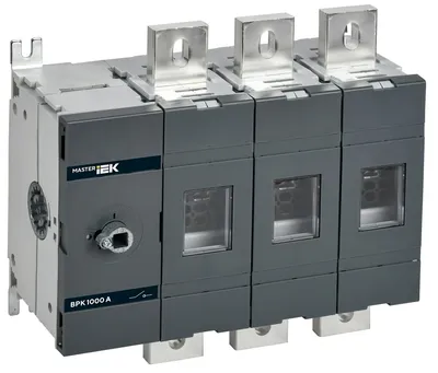 Выключатель-разъединитель IEK MI-VR10-3-1000-R, 3P, 1000 А, 1000 В, IP00