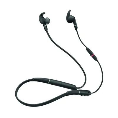 Гарнитура Jabra Evolve 65e MS Link 370, Bluetooth, стерео, IP54, шумоподавление микрофона