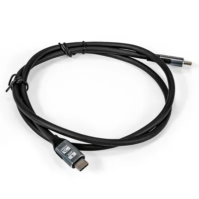 Кабель для зарядки Type-C - Type-C SuperSpeed+ 10Gbps ExeGate EX-CCP-USB3.2-CMCM-1.0 (USB 3.2 Gen2x1 Type Cm/Cm, 10Gbit/s, 8K60Hz, 5A, 60W, PD3.1, 1м)