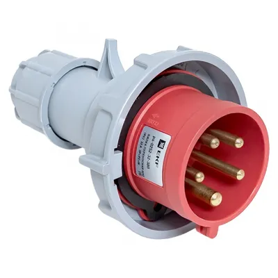 Вилка EKF ps-0252-32-380, переносная, 32А 380В, IP67, PROxima