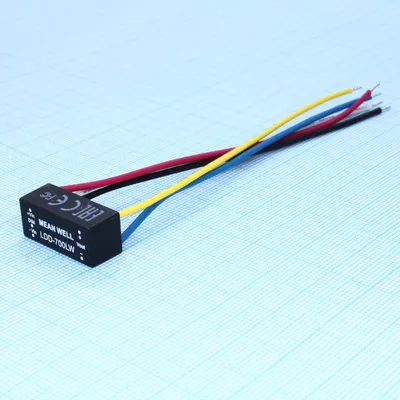 Драйвер Mean Well LDD-700LW, DC/DC LED понижающий, 6-36В вход, 2-32В/0.7А