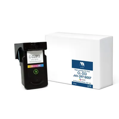 Картридж струйный NV Print NV-2971B007 (CL-513), цветной, 15 мл, совместимый
