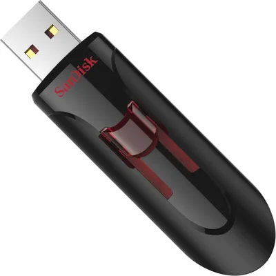 Флеш-накопитель USB SanDisk CZ600 Cruzer Glide, 32 ГБ, USB 3.0, Type-A