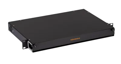 Органайзер оптический NIKOMAX NMC-OKFP-SL-1U-BK, 19", 1U, черный