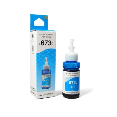 Чернила NV Print NV-C13T67324A (T6732), голубые, 70 мл, для Epson EcoTank
