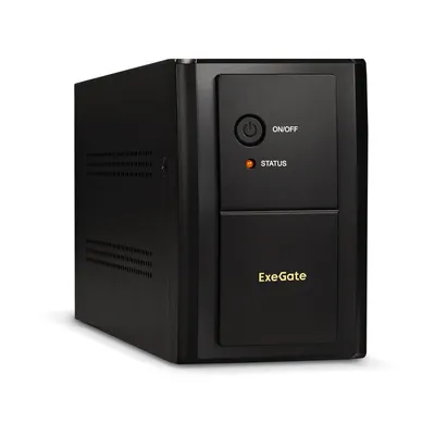 ИБП Exegate EP212518RUS, 1000ВА/650Вт, Line-Interactive, 4×Schuko