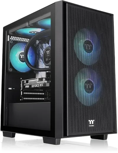 Корпус Thermaltake CA-1Y8-00S1WN-02, Versa H16 TG ARGB, mATX, без БП