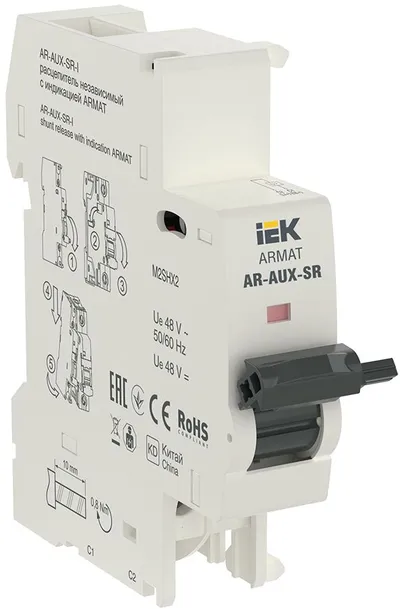 Независимый расцепитель IEK AR-AUX-SR-48-I, 48 В, AC/DC, IP20