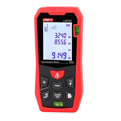 Лазерный дальномер REXANT 13-1161 (UNI-T LM70A), до 70 м, погрешность 2 мм