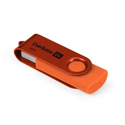 USB-флеш накопитель ExeGate Jet EX302038RUS, 8 ГБ, USB 2.0, оранжевый