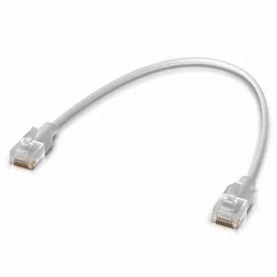 Патч-корд Ubiquiti UniFi Etherlighting UACC-Cable-Patch-EL-0.15M-W, 10GbE, 0.15м