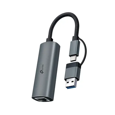 Сетевой адаптер TP-Link UE310C, USB Type-C/Type-A, 1×1GbE, USB 3.2 Gen 1