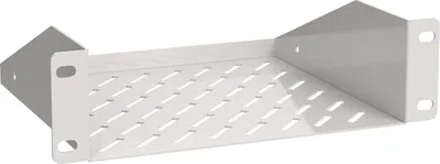 Полка консольная ITK RS35-200P-LWS, 1U, глубина 200 мм, для шкафа 10" LINEA WS, серая