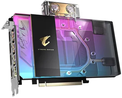 Видеокарта Gigabyte AORUS GeForce RTX 5080 XTREME WATERFORCE WB 16G, 16 ГБ GDDR7, 256 бит