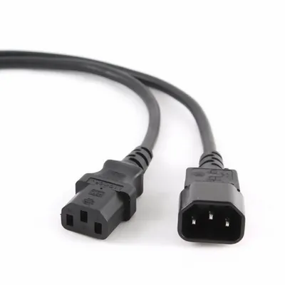 Кабель питания Cablexpert PC-189-VDE-3M, C13–C14, 3 м, 10 А, 3×0.75 мм²