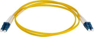 Патч-корд оптический LANMASTER LAN-2LC-2LC/SU/SL-5.0, LC-LC дуплекс, OS2, LSZH, 5 м