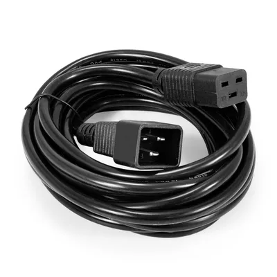 Кабель питания ExeGate Power EC20-5P (EP280637RUS), IEC C19→C20, 16 А, 3×1.5 мм², 5 м