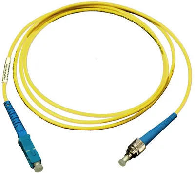 Патч-корд оптический Lanmaster LAN-LC-FC/SU-1.0, LC-FC, simplex, 9/125 OS2, LSZH, 1 м