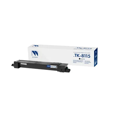 Картридж NV Print NV-TK8115Bk для Kyocera EcoSys-M8124/M8130, чёрный, 12000 стр.